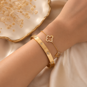 Piece Heart Bracelet Set for Women