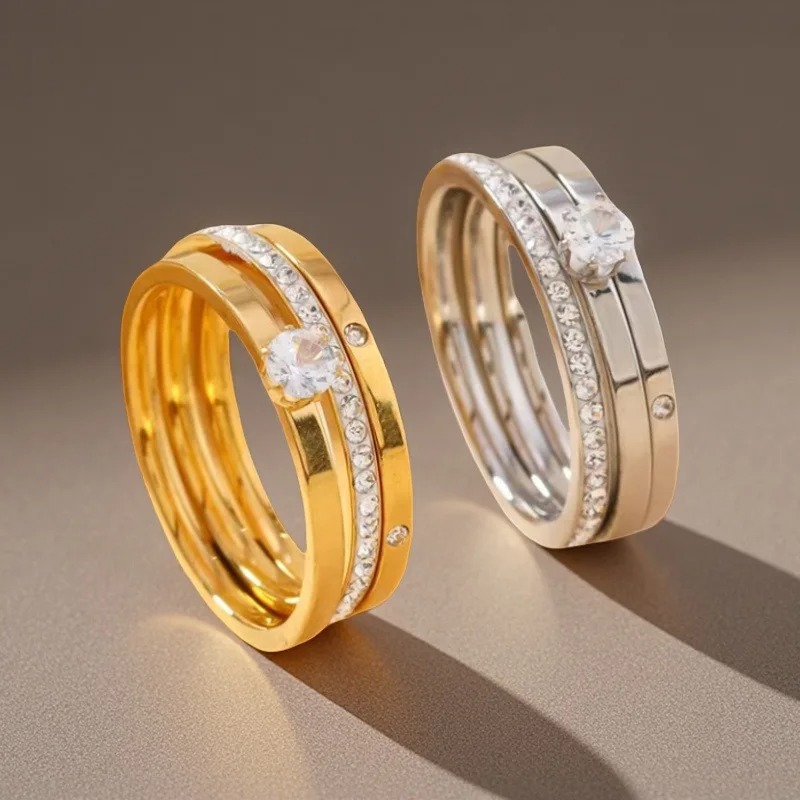 3-Piece Combination Ring Set - الصورة 3