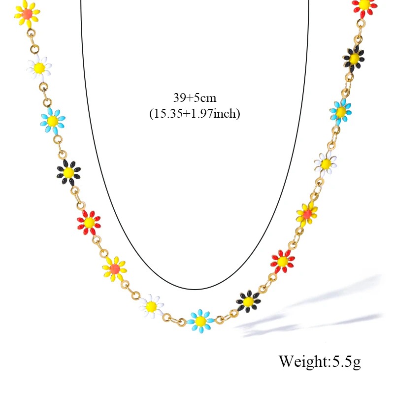 Colorful Daisy Bracelet for Women - Image 3
