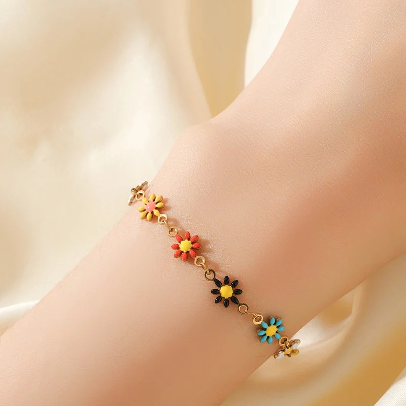 Colorful Daisy Bracelet for Women - Image 6