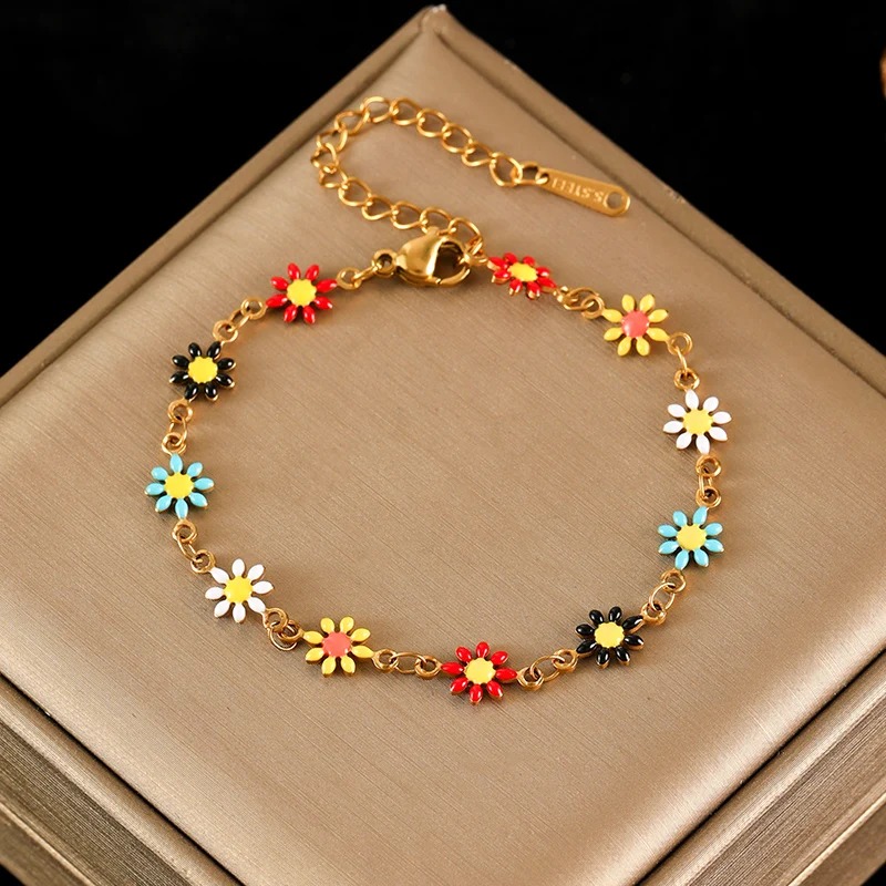 Colorful Daisy Bracelet for Women - Image 8