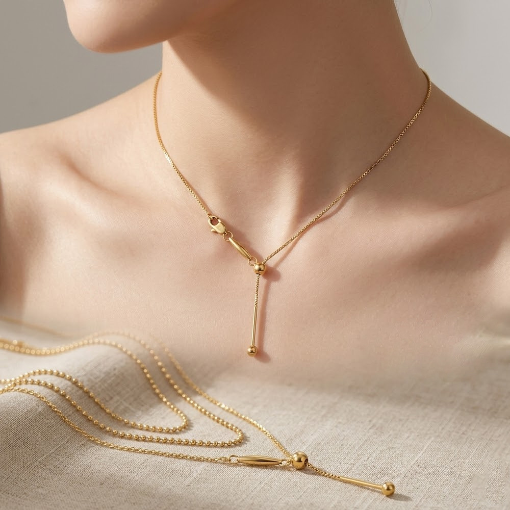 Djouri Elegant Adjustable Necklace Chain – DJC003 - Image 2